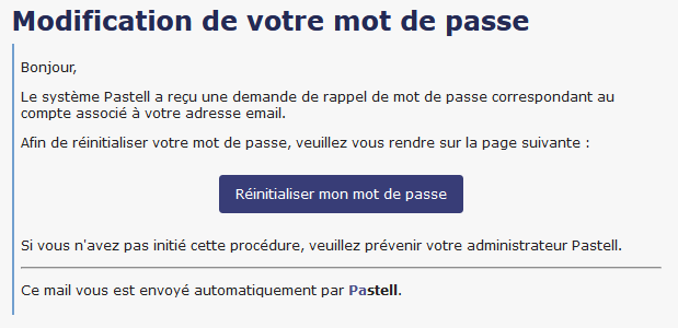Mail reçu